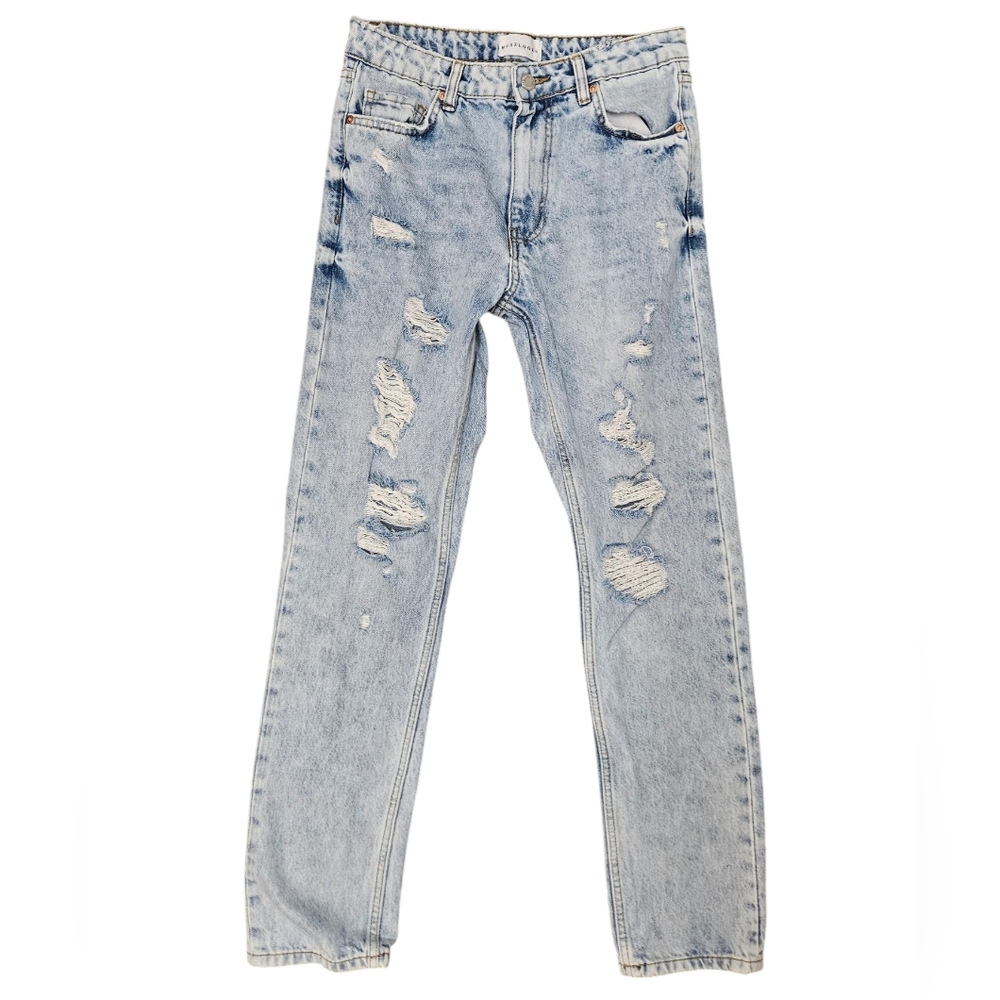 Muselooks Ripped Straight Jeans